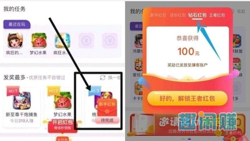 趣闲赚赚客任务流程(图2)